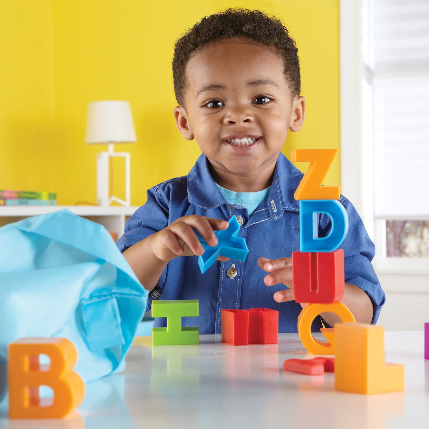 Learning Resources Alphabet Letter Blocks - Educational Set of 36