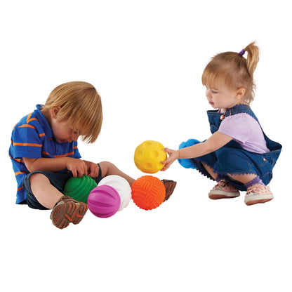 TickiT Tactile Sensory Balls - Set of 6 for Toddlers