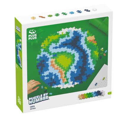 Plus-Plus Puzzle By Number - 800 Piece Earth-Themed Puzzle