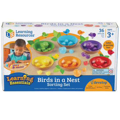 Learning Resources Birds in a Nest Sorting Set - Colorful Educational Toy