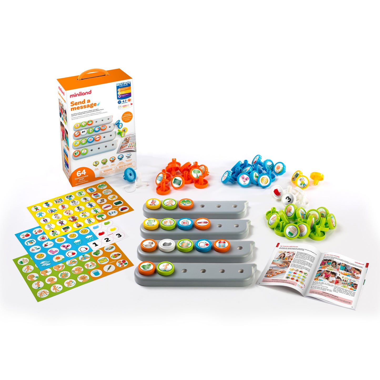 Miniland Educational Send a Message Game - Language Development Toy