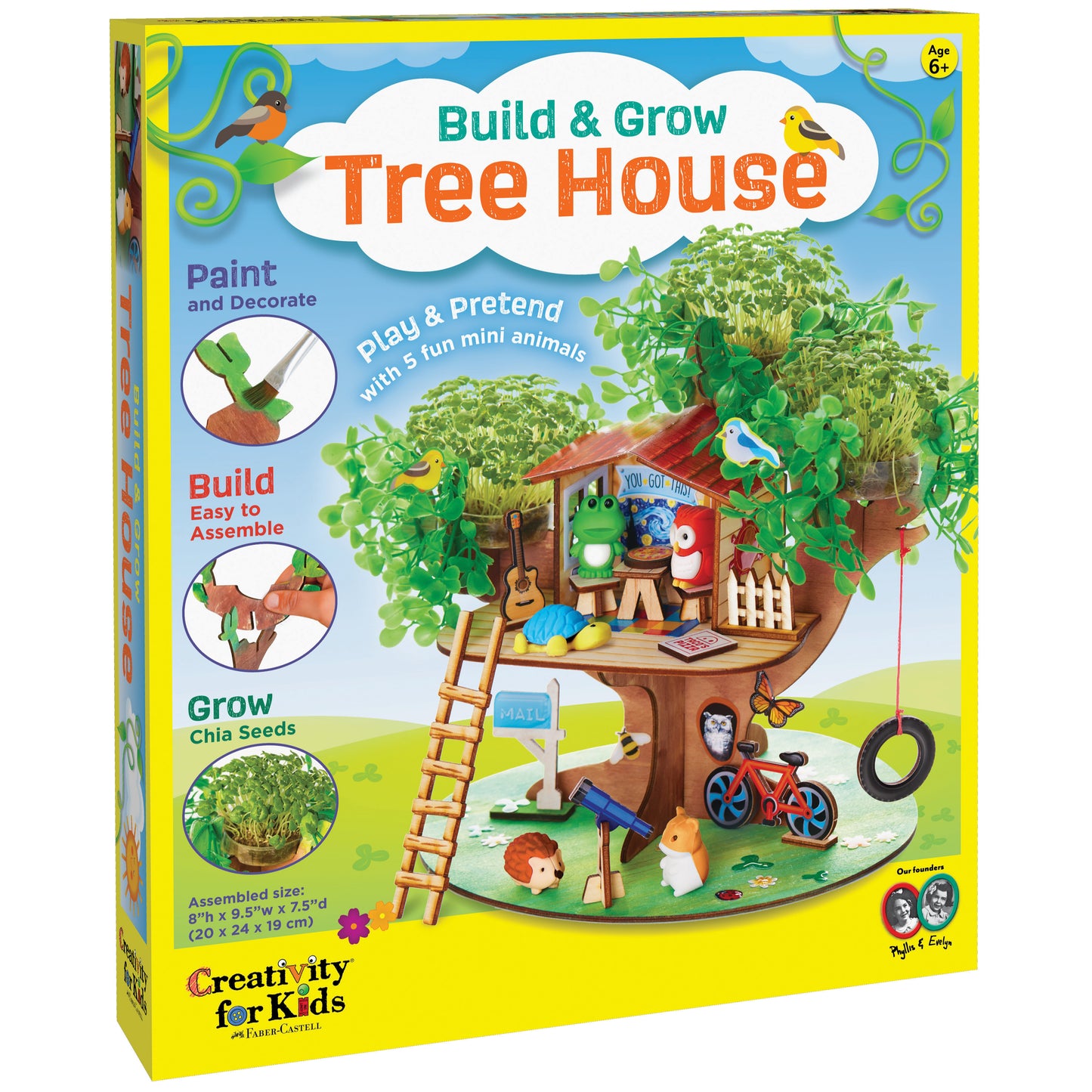 Creativity for Kids Build and Grow Tree House - Eco-Friendly Craft Kit