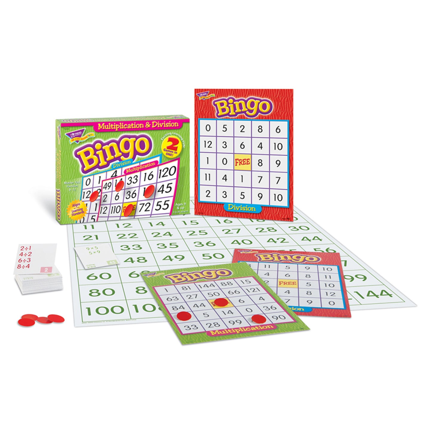 TREND Multiplication & Division Bingo Educational Game