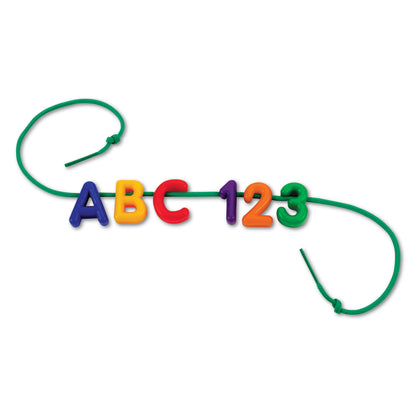 Learning Resources Alphabet Lacing Set - Uppercase Plastic Letters, 260 Pieces with 15 Laces