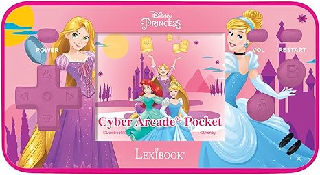 Disney Princess Compact Cyber Arcade Handheld Gaming Console