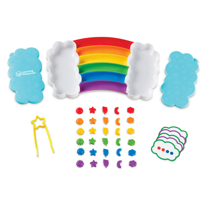 Learning Resources Rainbow Sorting Trays - Colorful Educational Toy for Early Math Skills