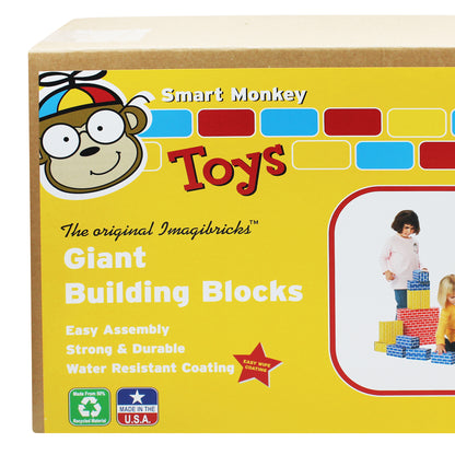 Smart Monkey Toys ImagiBRICKS 24-Piece Giant Building Block Set