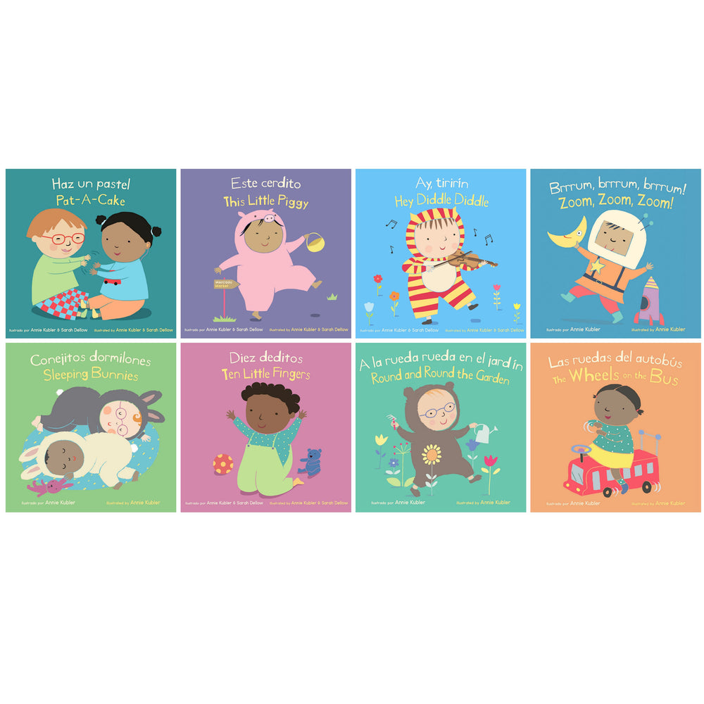 Child's Play Books Bilingual Baby Rhyme Time 8-Book Set