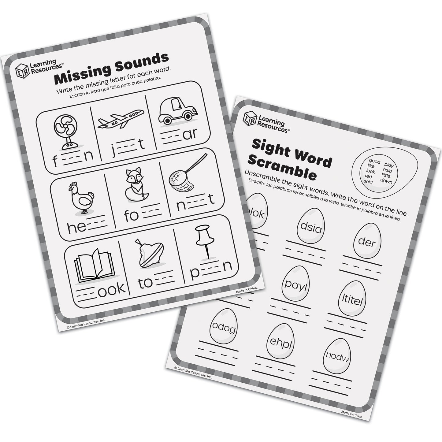 Learning Resources Skill Builders! - Kindergarten Reading Activity Set