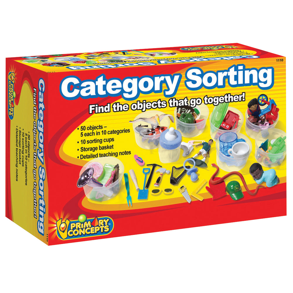 Primary Concepts Category Sorting Object Set - Educational Learning Toy