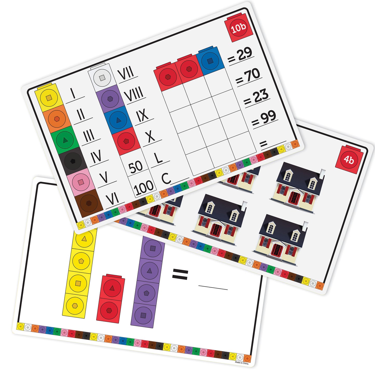 Learning Resources Mathlink Cubes - Early Math Activity Set - 115 Pieces