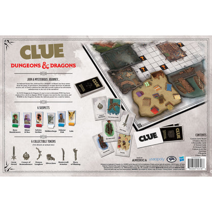 Dungeons & Dragons Clue Board Game | Collectible Mystery Game