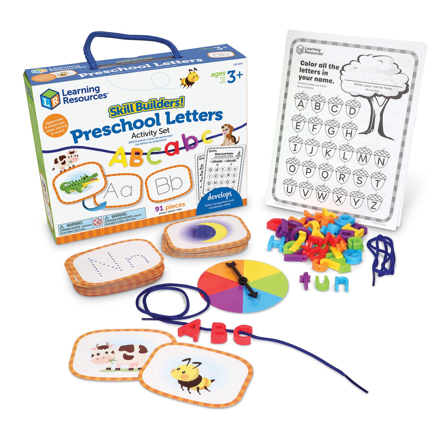 Learning Resources Skill Builders! - Preschool Letters Educational Set