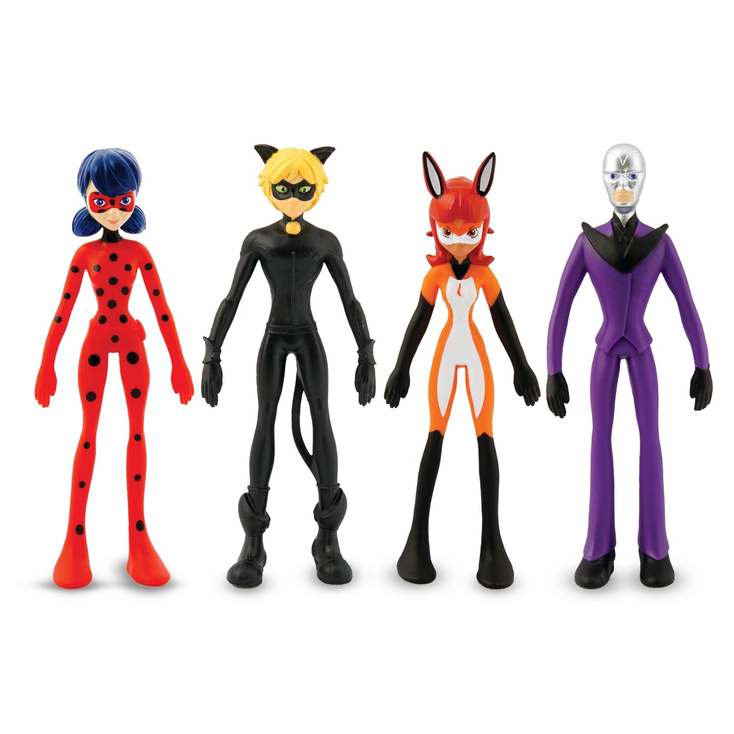 BEND-EMS Miraculous 5-inch Flexible Action Figure - Hawk Moth