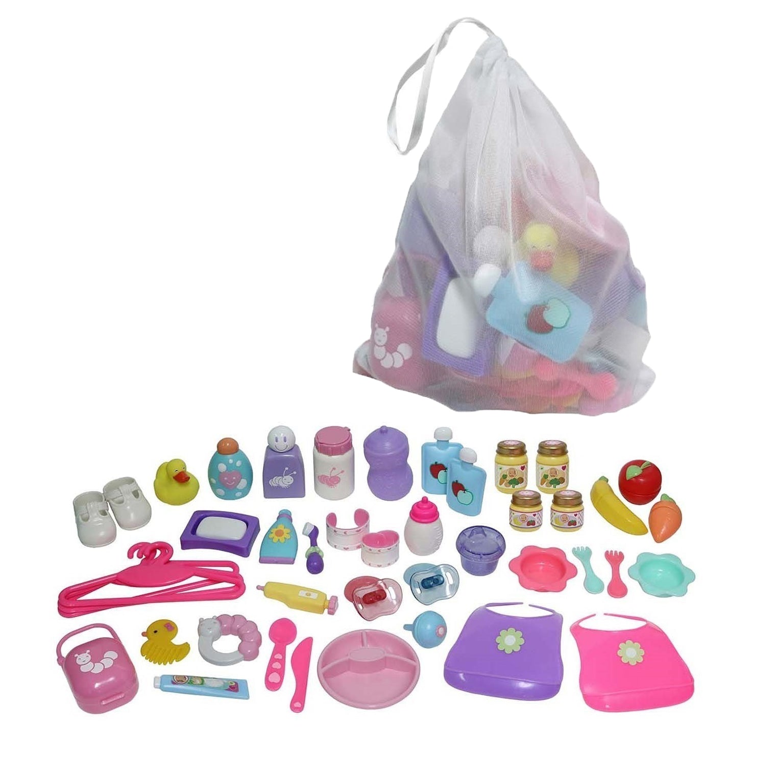 JC Toys For Keeps! 45-Piece Baby Doll Essentials Playset with Deluxe A ...