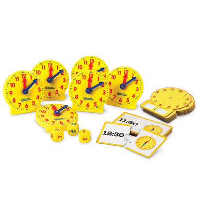 Learning Resources About Time! - Classroom Clock Set for Time-Telling Skills