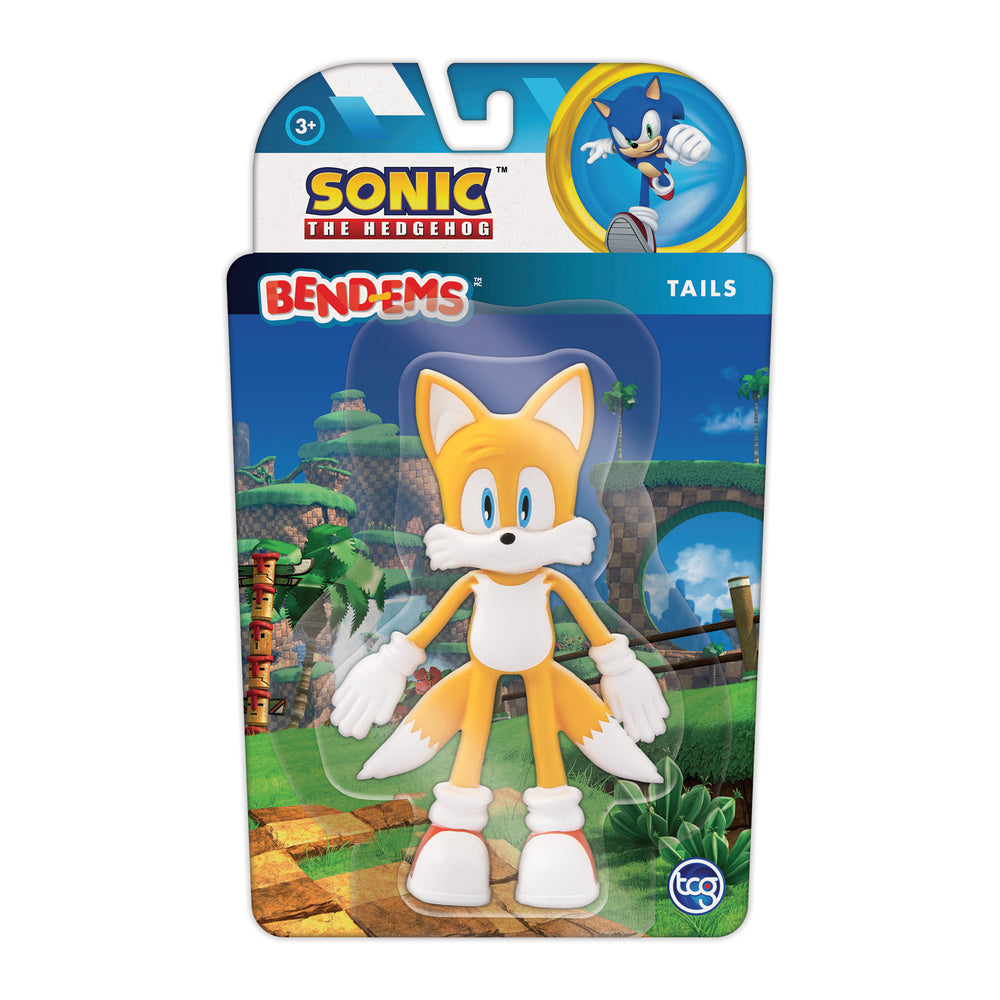 Bend-Ems Sonic The Hedgehog Tails Poseable Action Figure