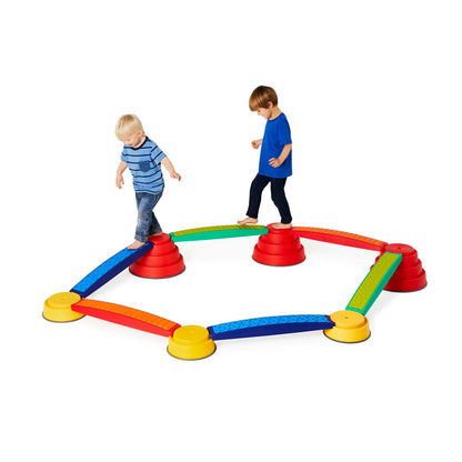 GONGE Build N' Balance Tactile Set - Colorful Sensory Integration Toy for Kids