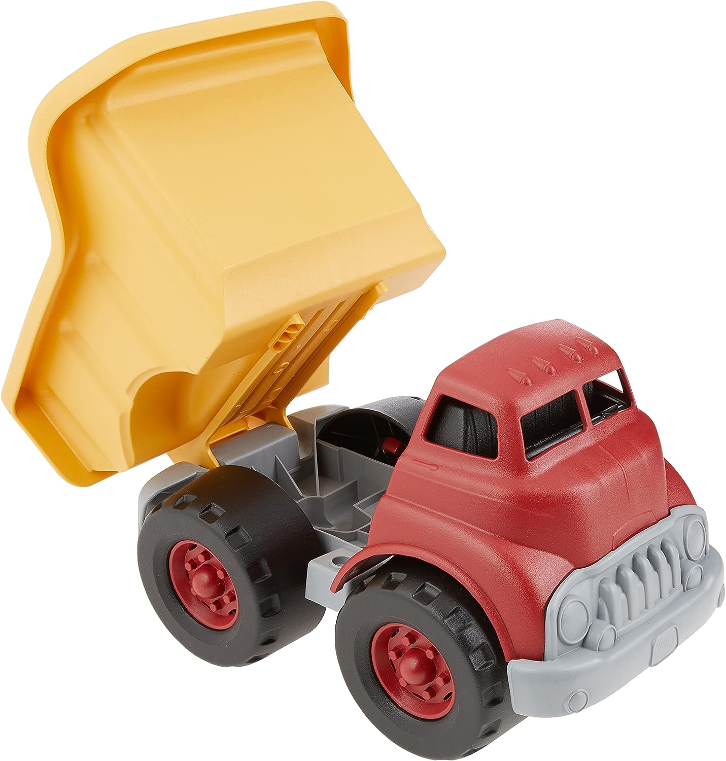 Green Toys Eco-Friendly Dump Truck - Red/Yellow, Durable Play Vehicle for Toddlers