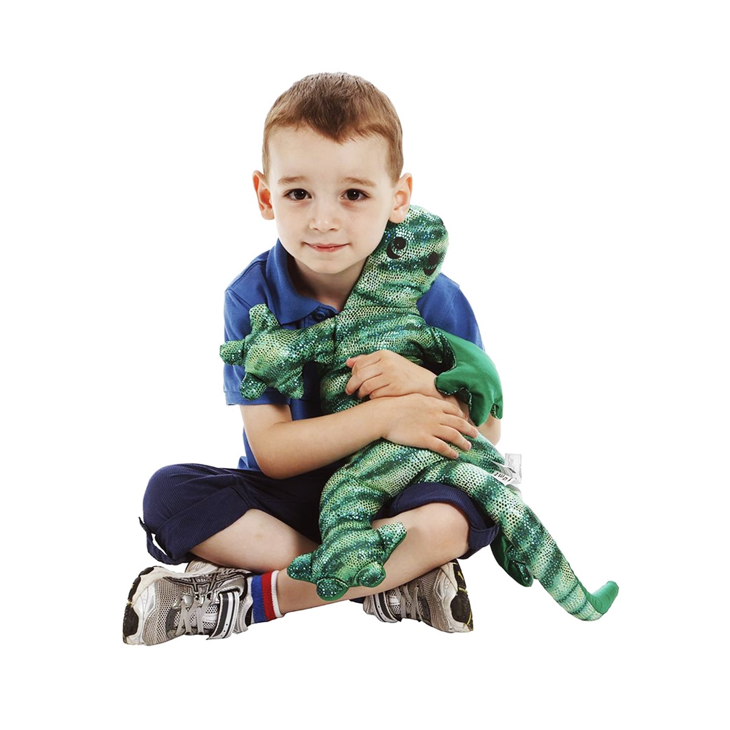 Manimo Weighted Plush Lizard - Engaging Green, 2 kg