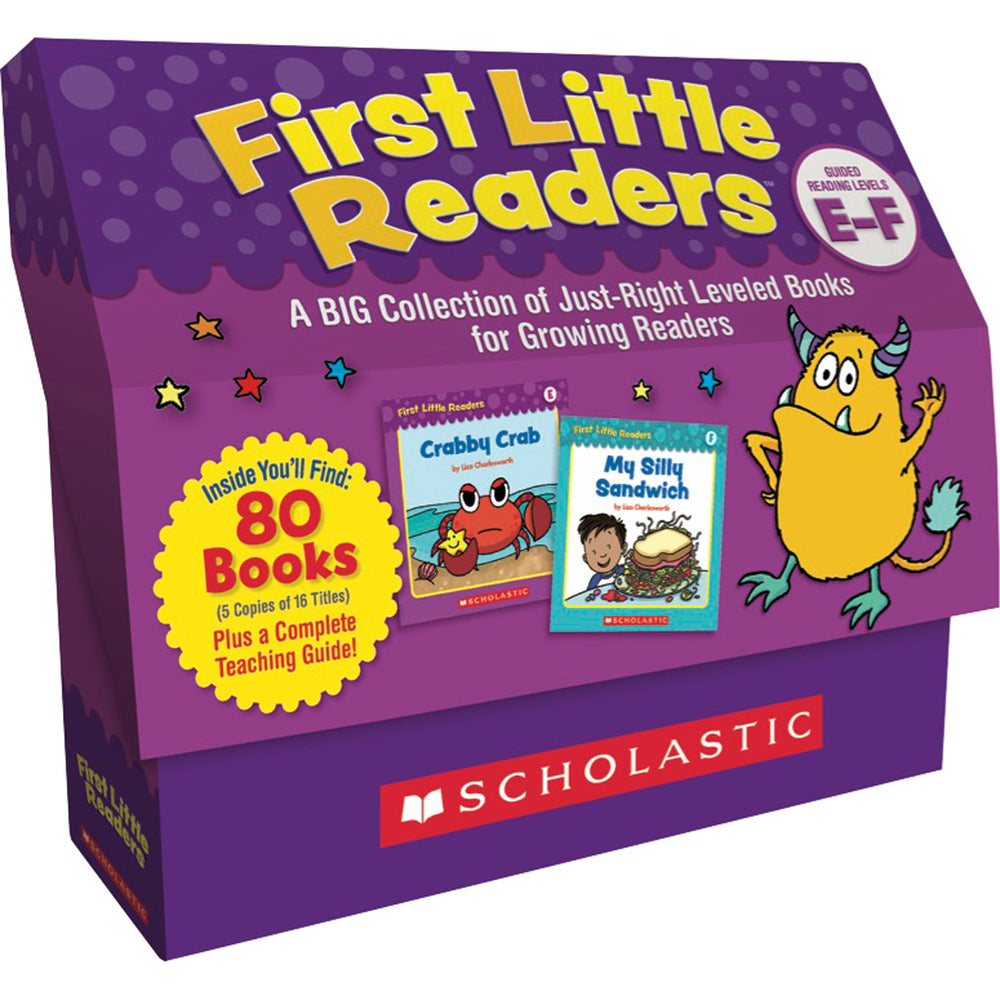 Scholastic First Little Readers Classroom Set: 80 Books, Levels E & F