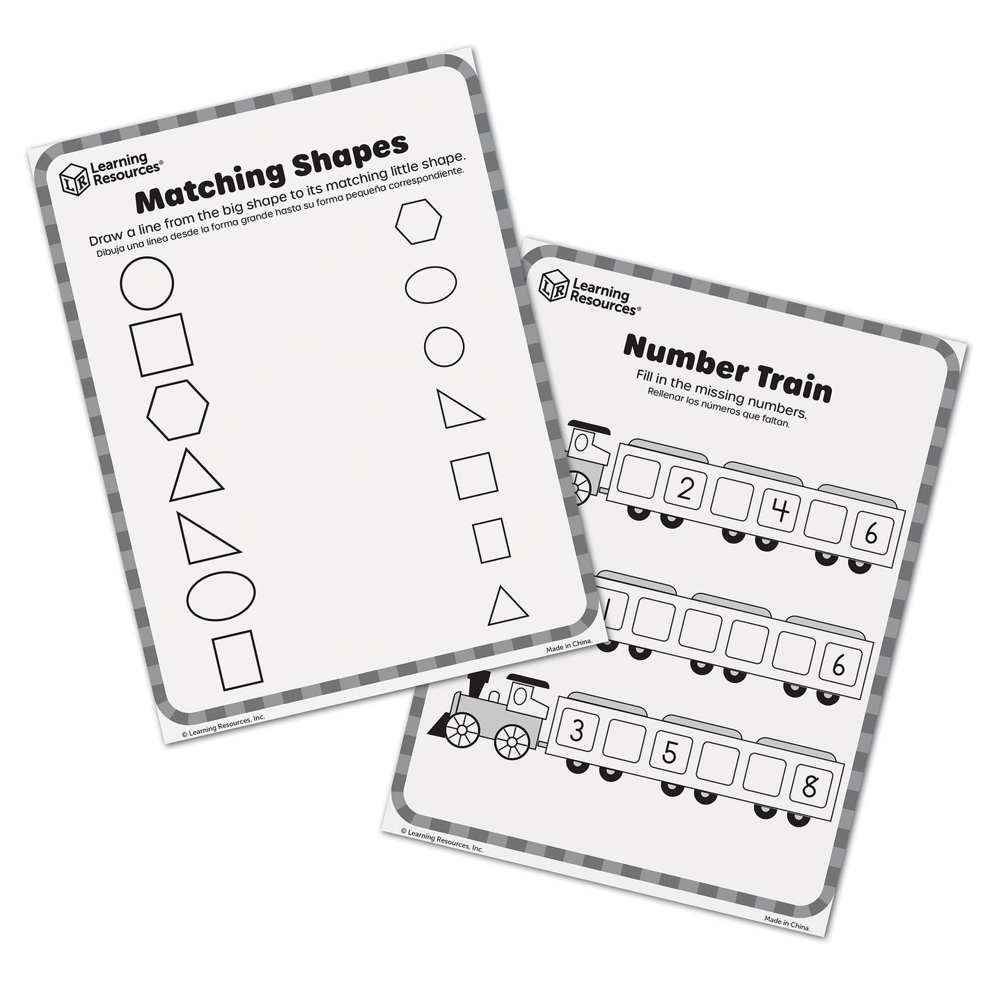 Learning Resources Skill Builders! Preschool Numbers - Educational Math Set