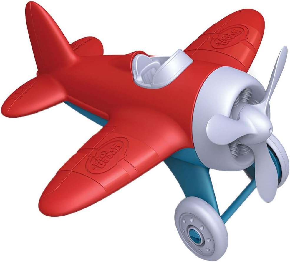 Green Toys Eco-Friendly Red Airplane for Children - BPA & Phthalates Free