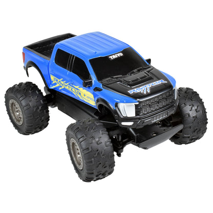 Taiyo Ford Raptor RC Truck - Blue & Yellow - 1:22 Scale