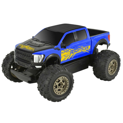 Taiyo Ford Raptor RC Truck - Blue & Yellow - 1:22 Scale