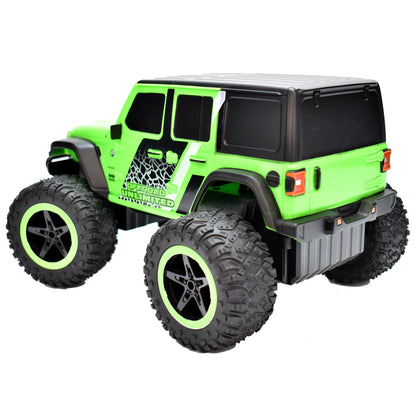 Taiyo Jeep Wrangler Sahara Unlimited 1:16 Scale R/C Vehicle - Green