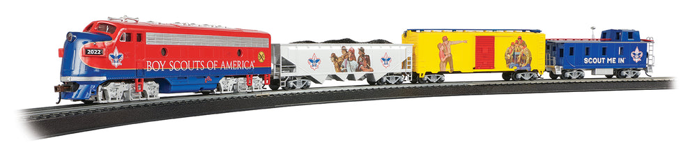 Bachmann Trains - BSA All American Boy Scouts of America HO Scale Electric Train Set