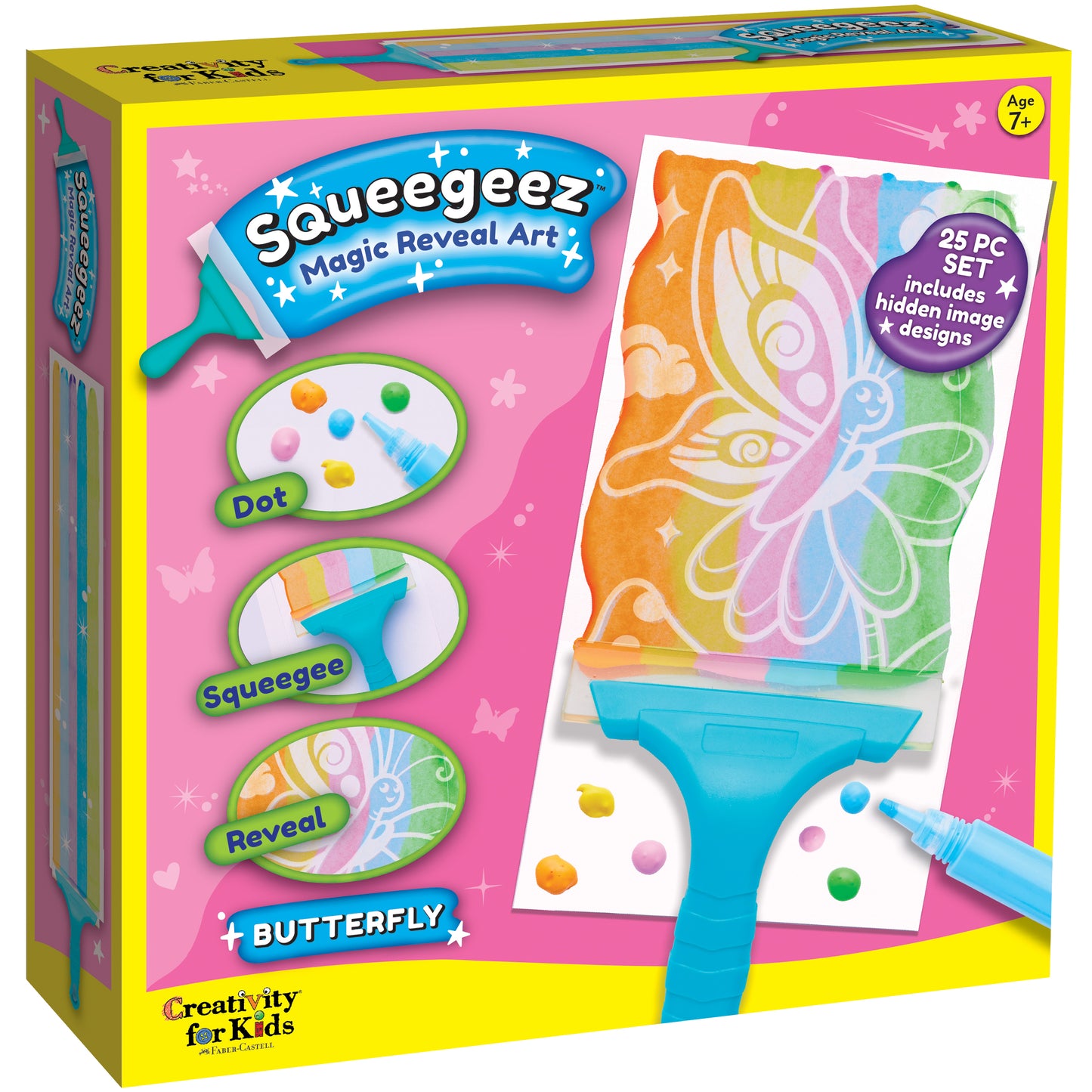 Creativity for Kids Squeegeez Magic Reveal Art Kit - Butterfly Design