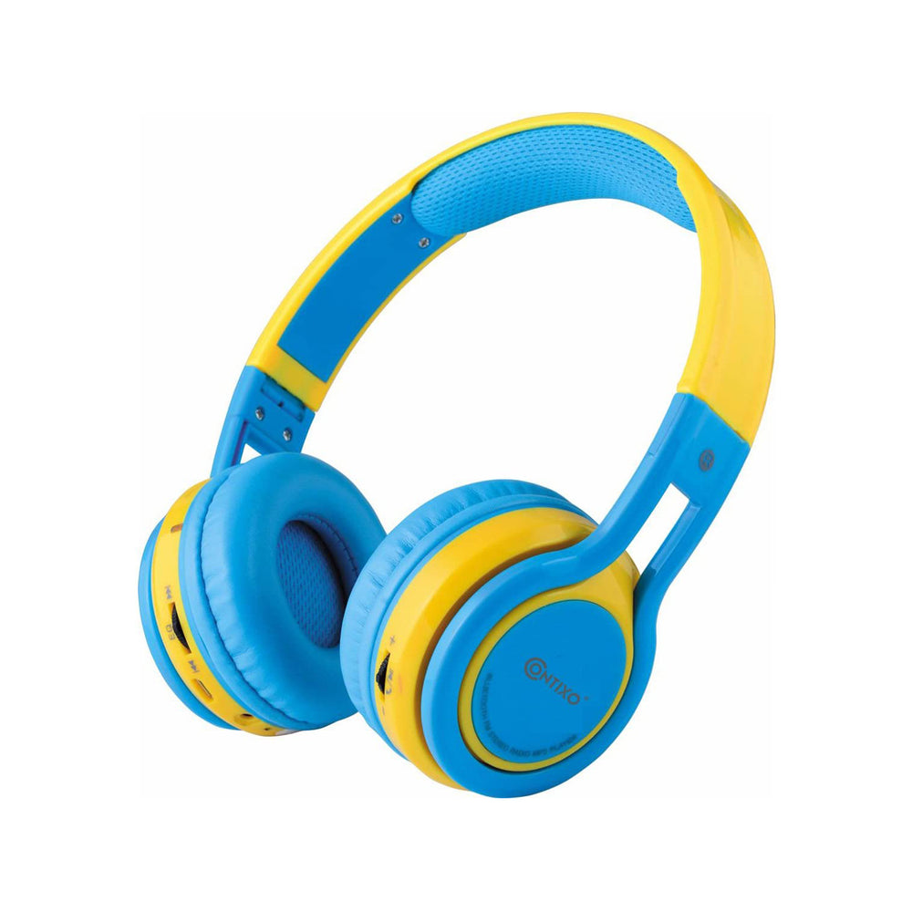 Contixo KB-2600 Kids Foldable Wireless Bluetooth Headphones - Blue