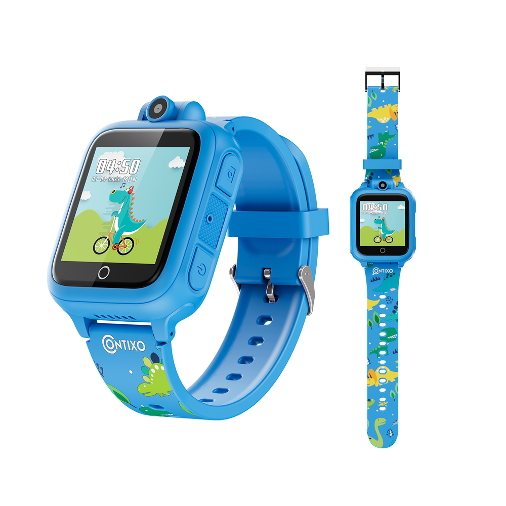 Contixo Kids Smart Watch with HD Touch Screen, Camera, Games, and MP3 - Blue