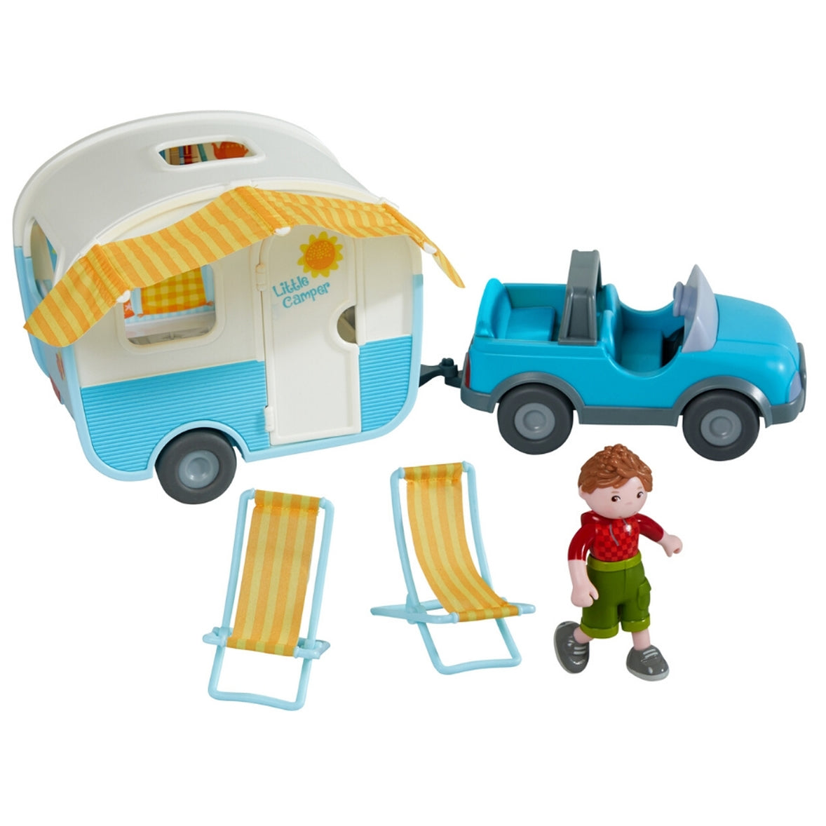 HABA Little Friends Vacation Camper Play Set - Adventure Awaits