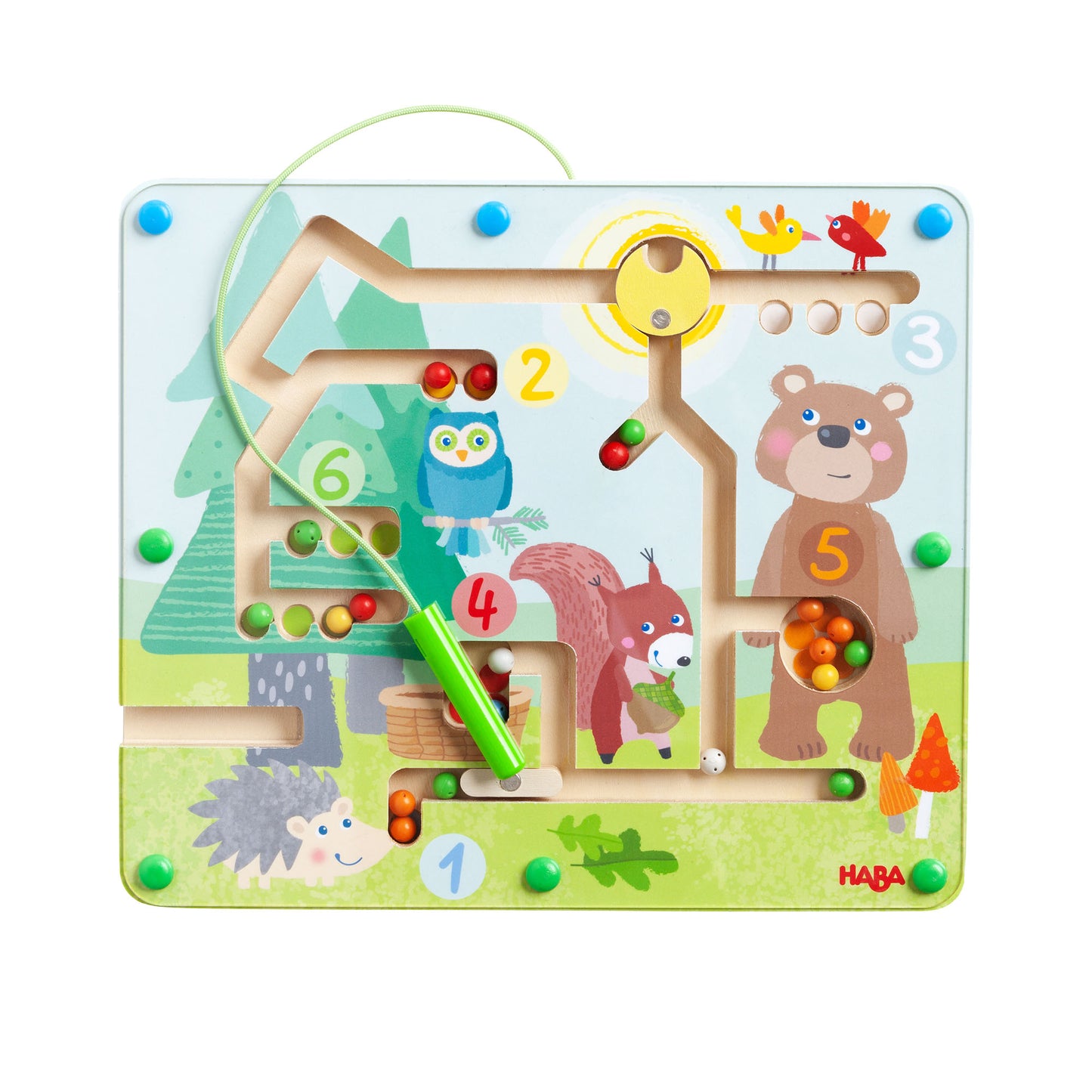 Forest Friends Magnetic Maze - Colorful Educational Toy for Toddlers