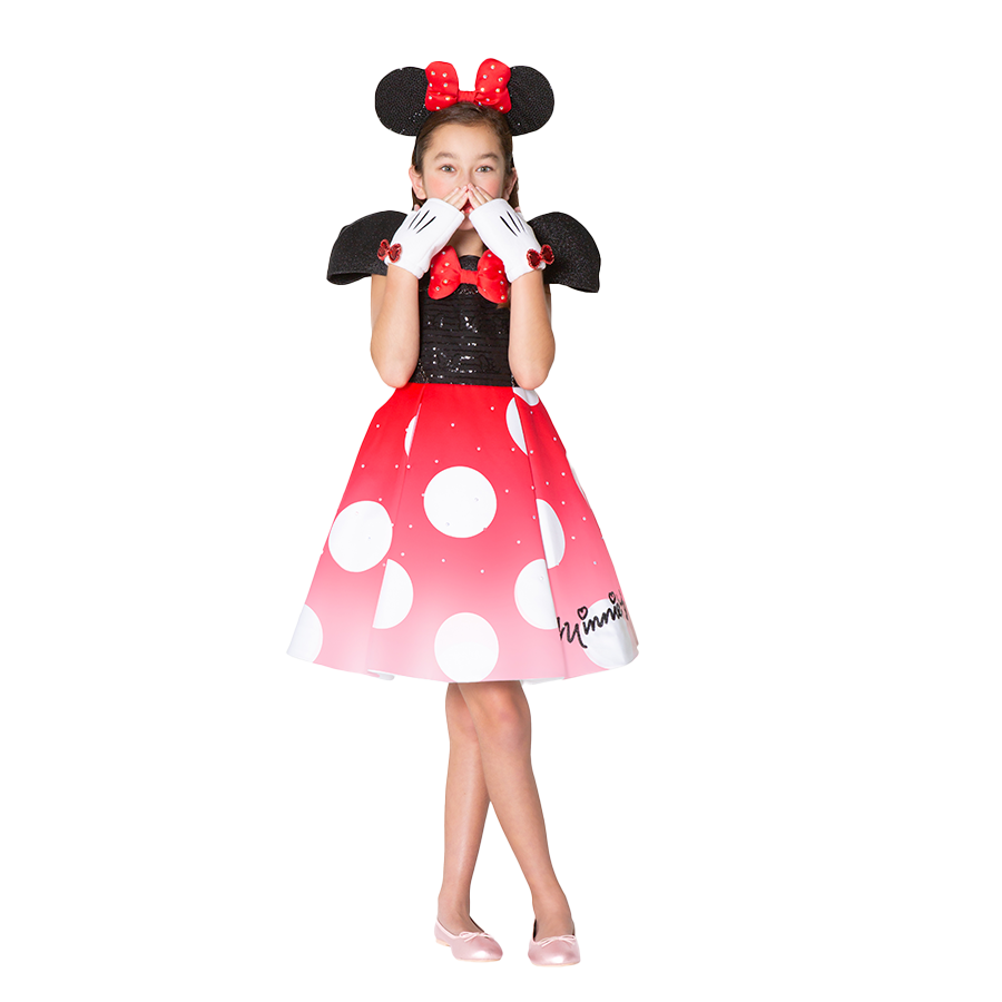 DISNEY MINNIE MOUSE PREMIUM FASHION COSTUME - SIZE 5/6