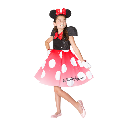 DISNEY MINNIE MOUSE PREMIUM FASHION COSTUME - SIZE 5/6