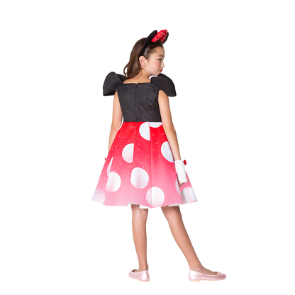 DISNEY MINNIE MOUSE PREMIUM FASHION COSTUME - SIZE 5/6