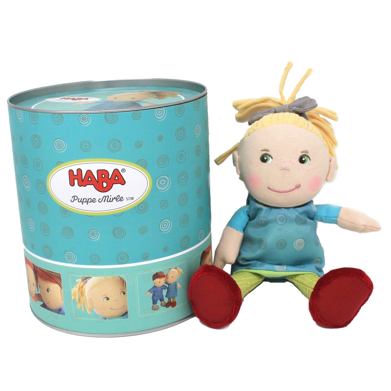 HABA Mirle Soft 8" Baby Doll with Gift Tin