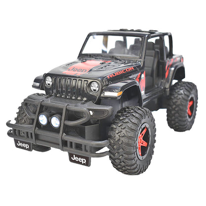 Taiyo Jeep Wrangler Rubicon 2 - 1:16 Scale R/C Vehicle - Black