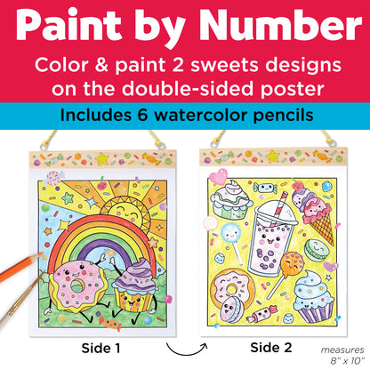 Faber-Castell Paint by Number Sweets Wall Art