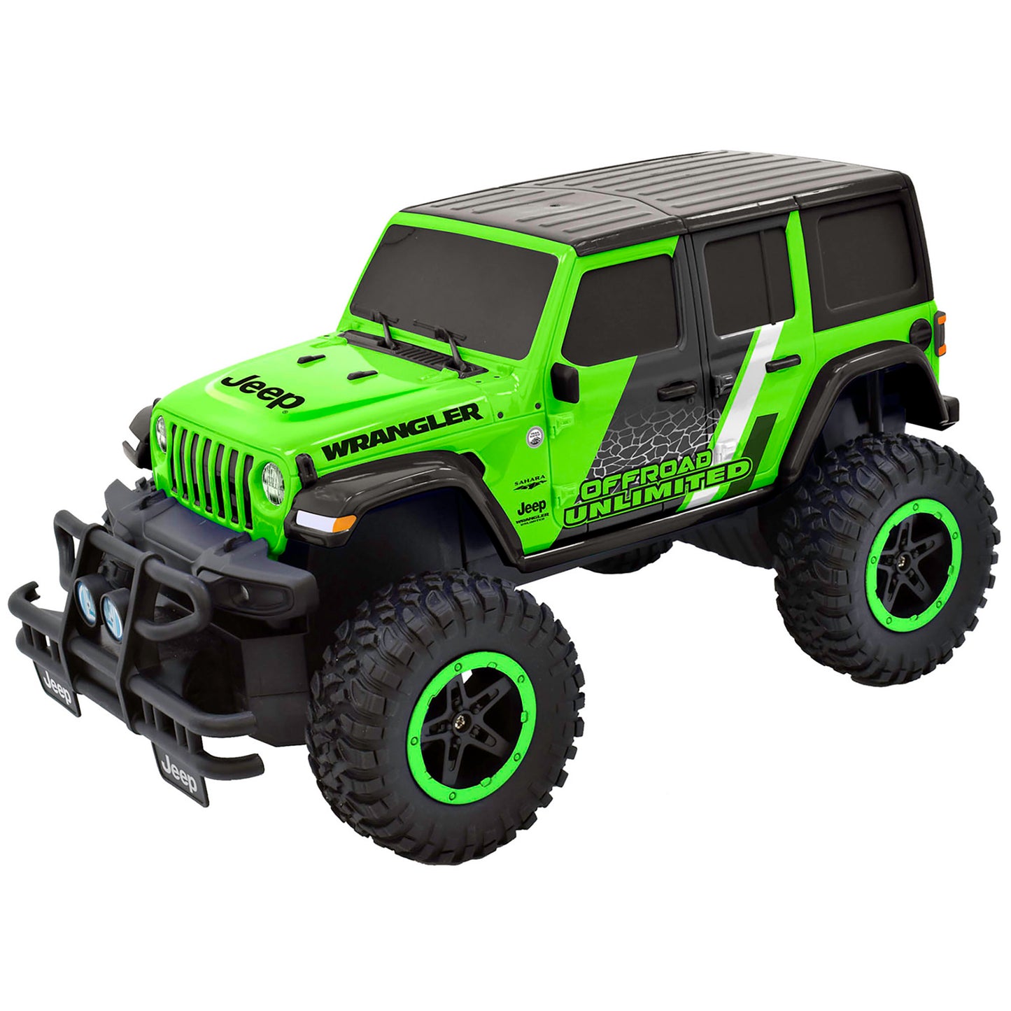 Taiyo Jeep Wrangler Sahara Unlimited 1:16 Scale R/C Vehicle - Green