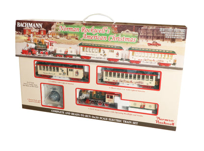 Bachmann Trains - Norman Rockwell's American Christmas Electric Train Set - On30 Scale