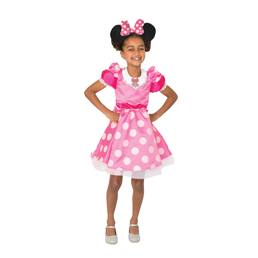 DISNEY MINNIE MOUSE PREMIUM PINK COSTUME - SIZE 5/6