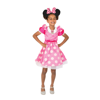 DISNEY MINNIE MOUSE PREMIUM PINK COSTUME - SIZE 5/6