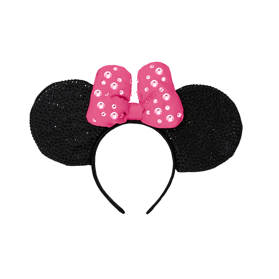 DISNEY MINNIE MOUSE PREMIUM PINK SPARKLE EARS