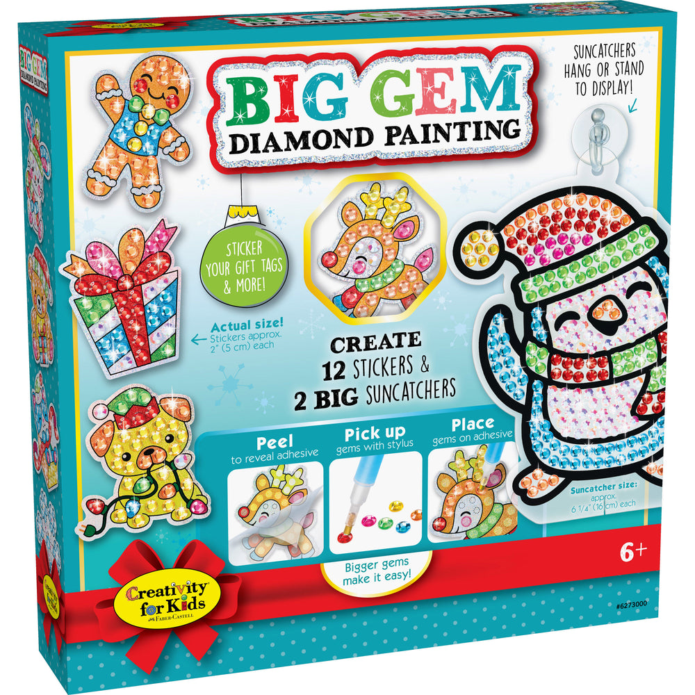 Creativity for Kids Big Gem Diamond Painting: Holiday