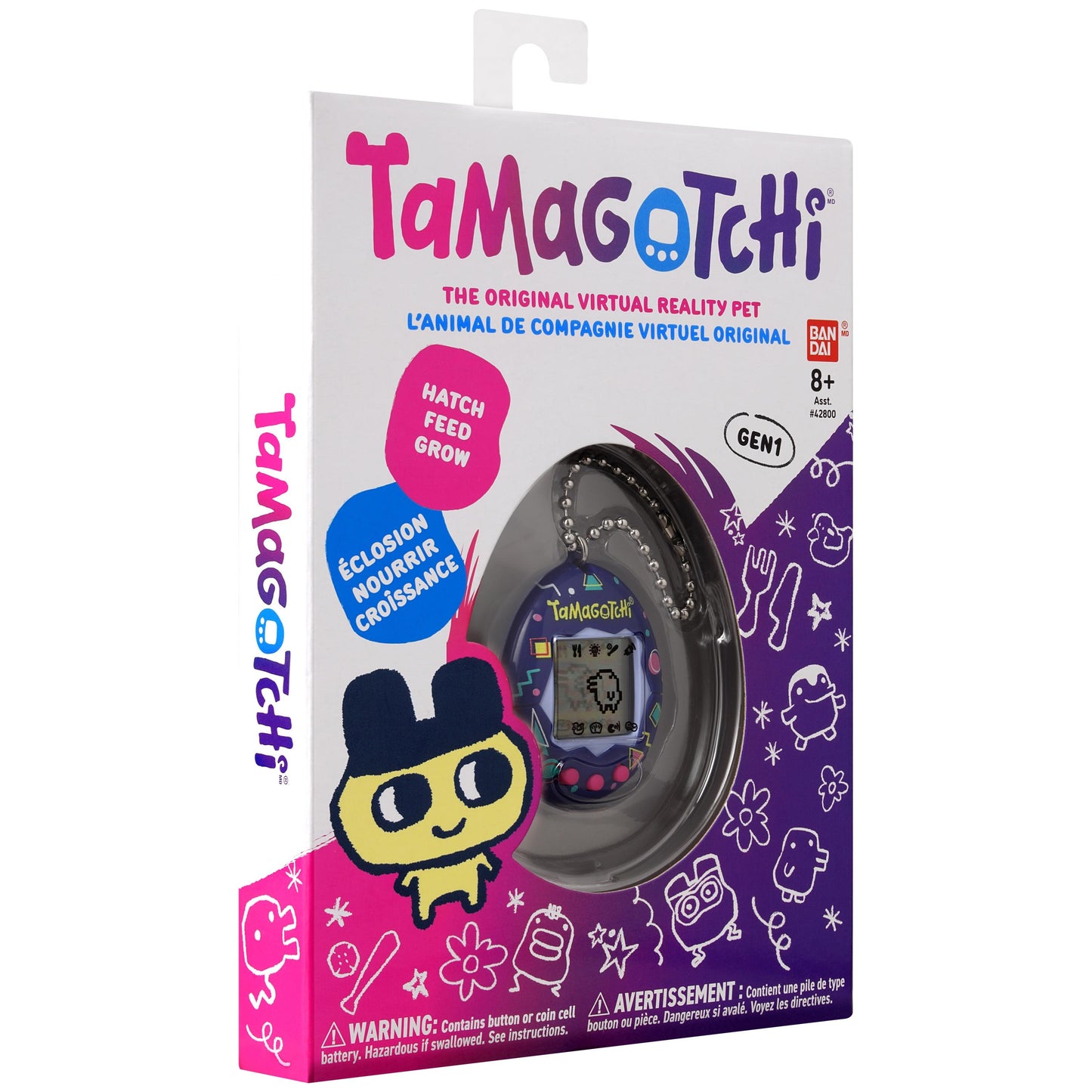 Tamagotchi Original 90s Edition - Interactive Digital Pet with Retro Style