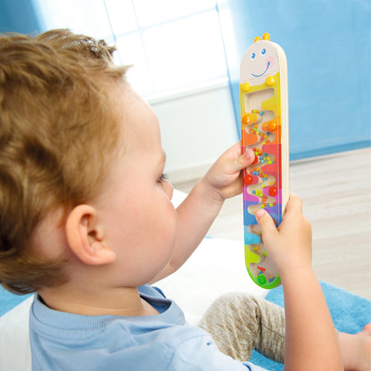 HABA Wormy Rainmaker Musical Shaker for Toddlers